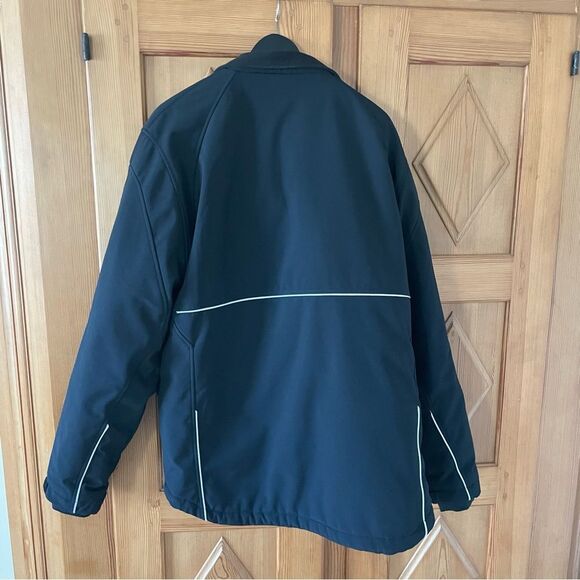 Qualitex Pro Black Men’s Ski/ Utility Jacket Size XL High Visibility - Picture 7 of 14